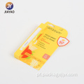 Cartão blister de proteção UV para proteção labial